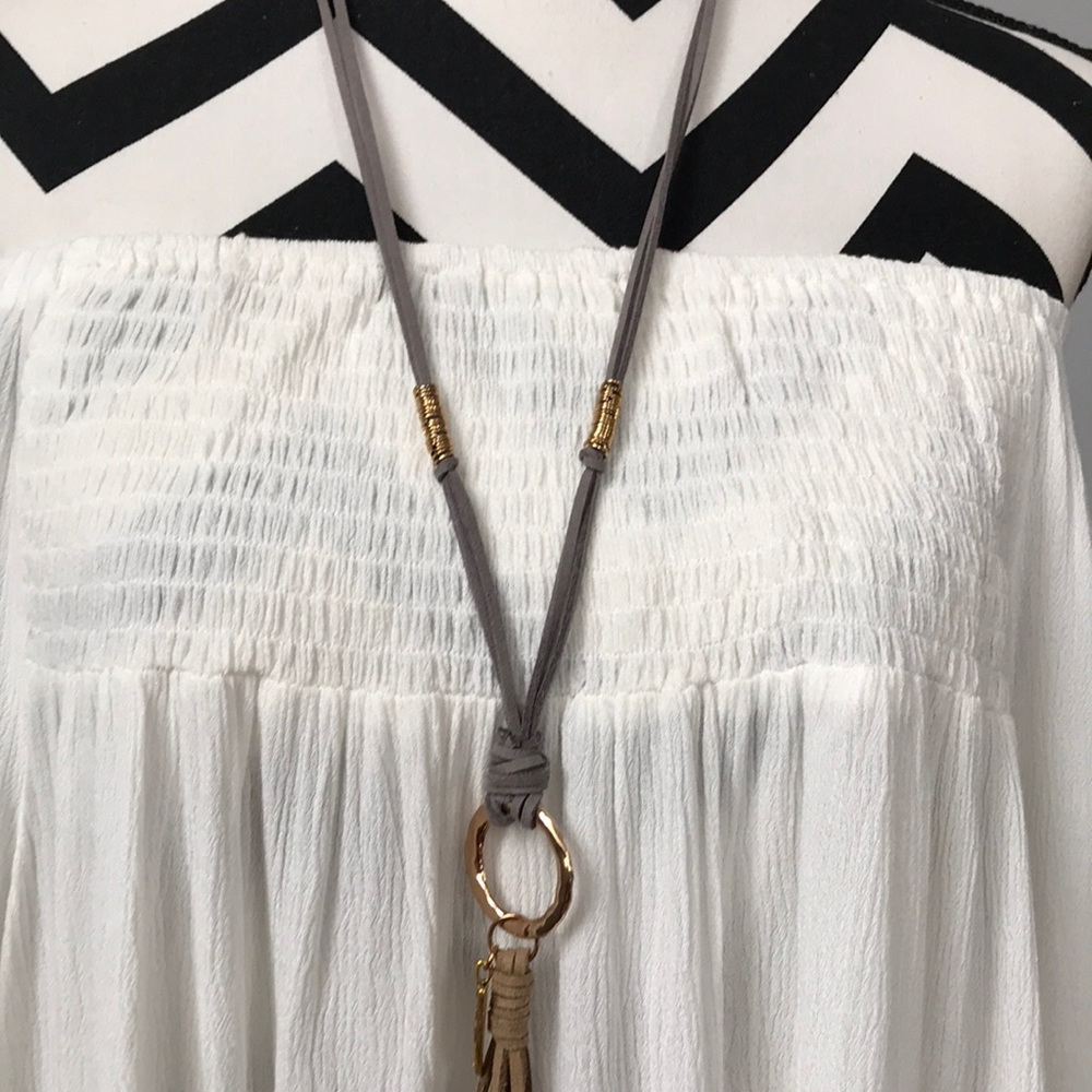 ❤️1 SMALL❤️Ivory Off the Shoulder Dress - Picture 5 of 8